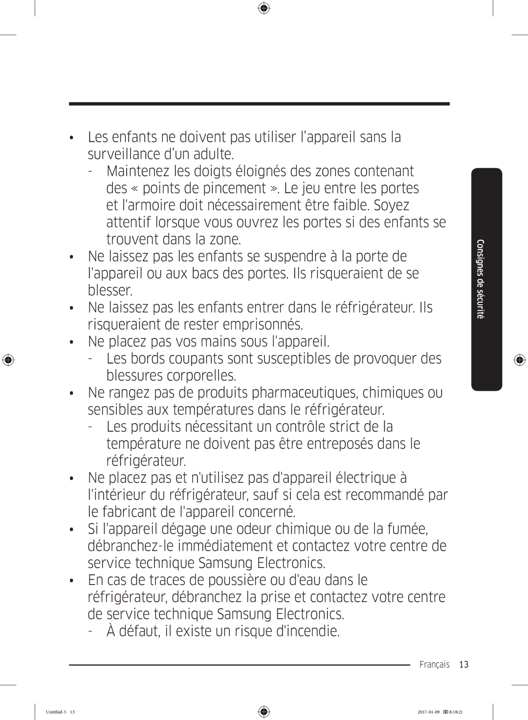 Samsung RR39M7335SA/EF, RR39M7000SA/EF, RR39M7335S9/EF, RR39M7300S9/EF manual Français  